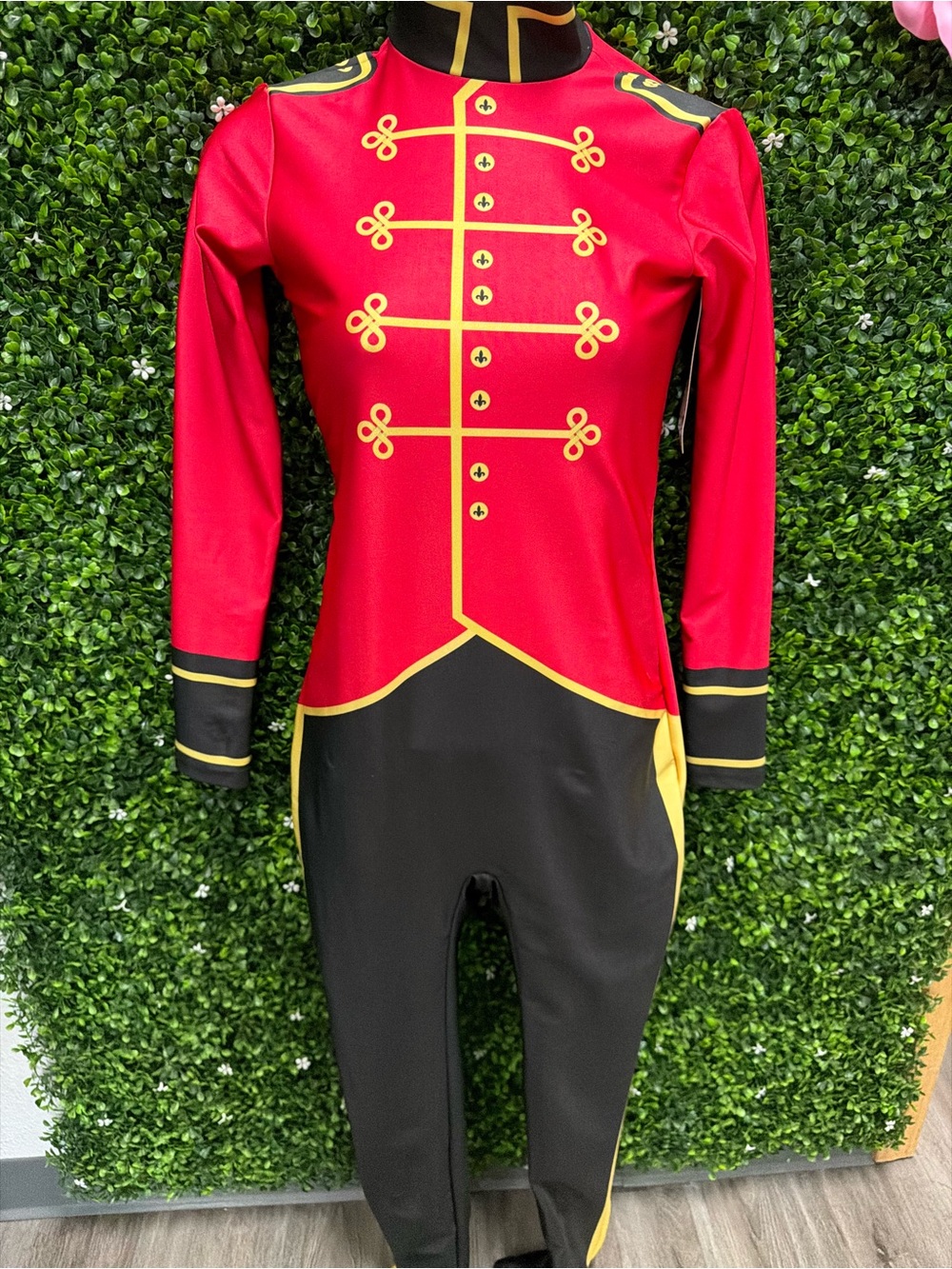 Kids Red and Black Nutcracker Dance Costume